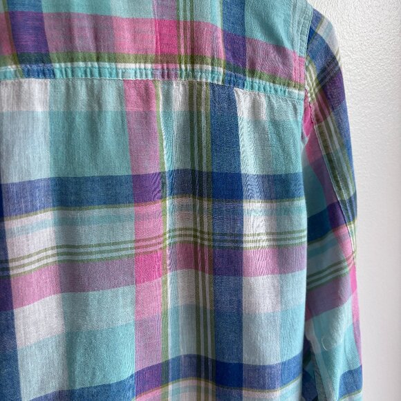 Sweet Pastel A&F Plaid Shirt - Size S - Picture 8 of 15